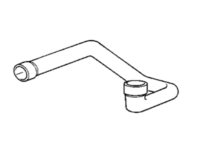 1993 BMW M5 Air Hose - 13411312707