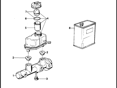 BMW Master Cylinder Repair Kit - 34311156786