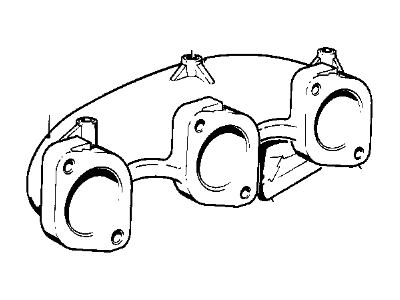 BMW 528e Exhaust Manifold - 11621710834