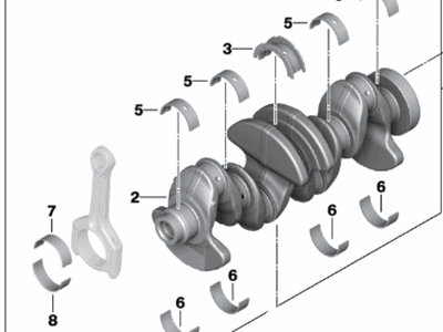 BMW X1 Crankshaft - 11217640165