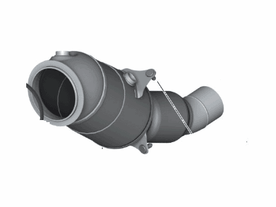 BMW 328i Catalytic Converter - 18328607016