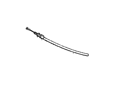 BMW Isetta Parking Brake Cable - 34414066053