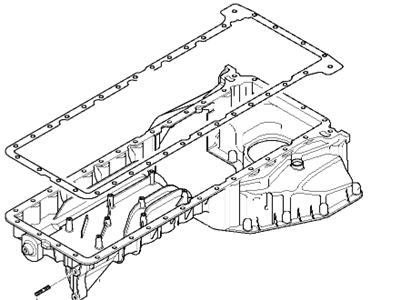 BMW 760Li Oil Pan - 11137574531