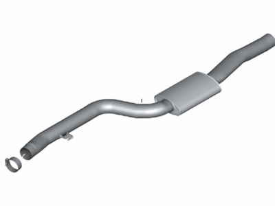 2017 BMW 740i xDrive Exhaust Pipe - 18308635872