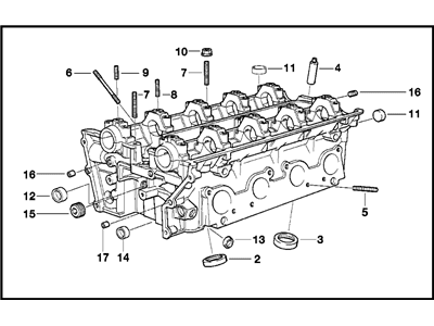 BMW 740iL Cylinder Head - 11121745462