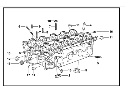 BMW 11127512607 Right Cylinder Head