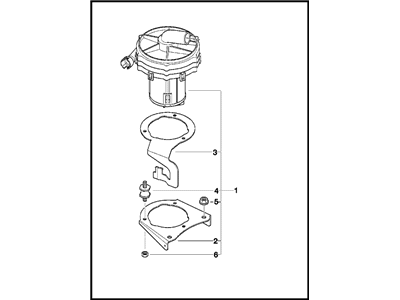 BMW 318i Secondary Air Injection Pump - 11721433818