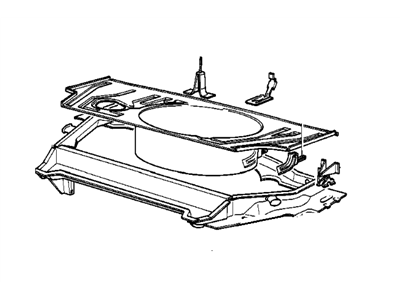 1989 BMW 735i Floor Pan - 41128111908