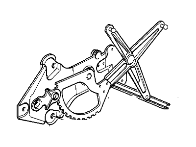 1993 BMW M5 Window Regulator - 51321944069