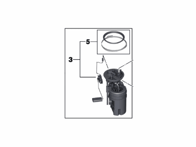 BMW 16117212585 Fuel Pump In Tank Pump And Filter