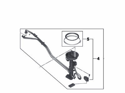 BMW X5 M Fuel Tank Sending Unit - 16117212587