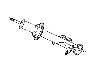 BMW 33521136676 Rear Right Spring Strut