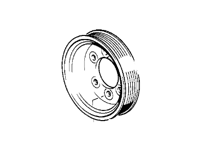 BMW 525iT Crankshaft Pulley - 11281735358