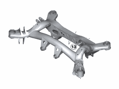 BMW 340i GT xDrive Axle Beam - 33316798968