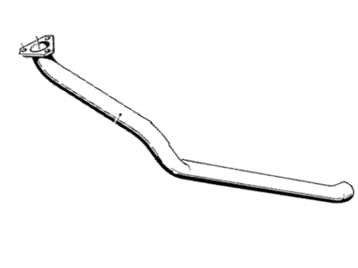 BMW 18111246262 Exhaust Pipe Front