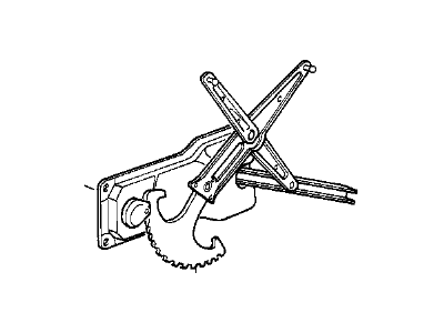 BMW 51341944072 Rear Right Window Regulator