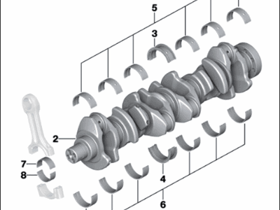 BMW 335d Crankshaft - 11217810875