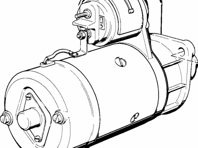 BMW 12412244344 Exchange Starter Motor