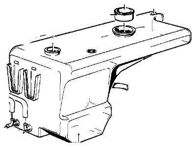 BMW 61661364922 Washer Fluid Reservoir