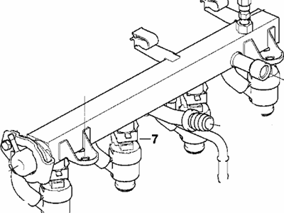 BMW 318i Fuel Rail - 13531743393