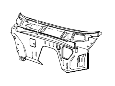 BMW 41131820274 Splash Wall