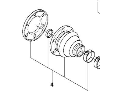 BMW 33219067911 Repair Kit Bellows