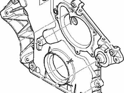 BMW 760i Timing Cover - 11147513438