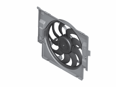 BMW 335i Radiator fan - 17427640513