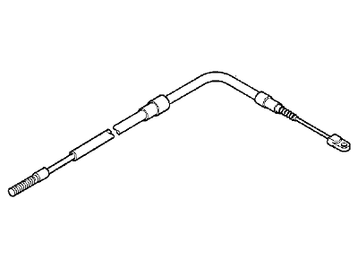 BMW Z8 Parking Brake Cable - 34411165928