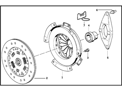 1999 BMW Z3 M Pressure Plate - 21212228289