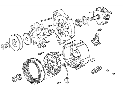 BMW 12311727762 Repair Kit Rotor