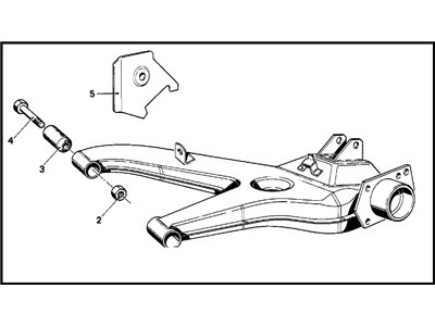 BMW 33321119600 Trailing Arm, Right