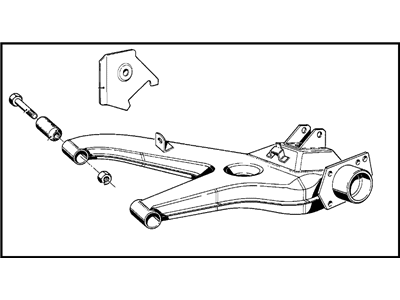 1977 BMW 320i Trailing Arm - 33321119599