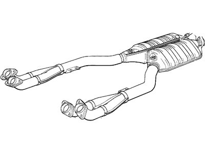 BMW 740iL Catalytic Converter - 18301728680