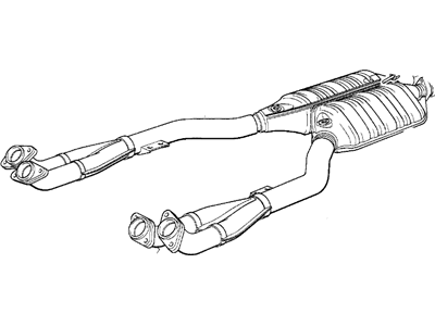 1993 BMW 740i Catalytic Converter - 18301728678