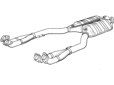 1994 BMW 540i Catalytic Converter - 18301741753