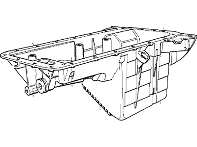 BMW 11131727412 Oil Pan