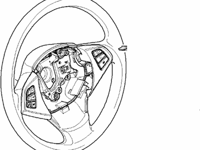 2007 BMW X3 Steering Wheel - 32303455482