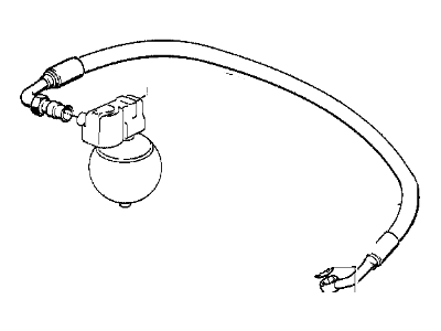 1991 BMW 735i Power Steering Hose - 32411133771