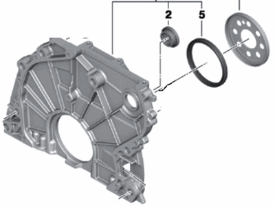 BMW 740Ld xDrive Timing Cover - 11147812997