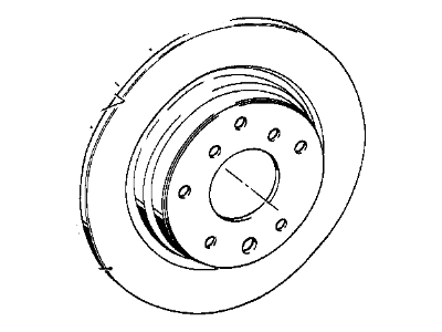 1975 BMW 530i Brake Disc - 34211163131