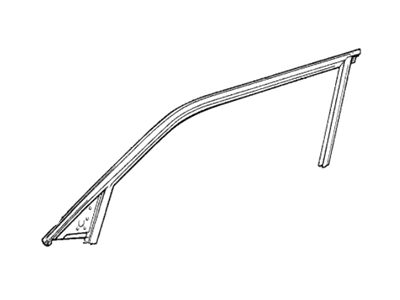 BMW 51328127528 Right Window Guide