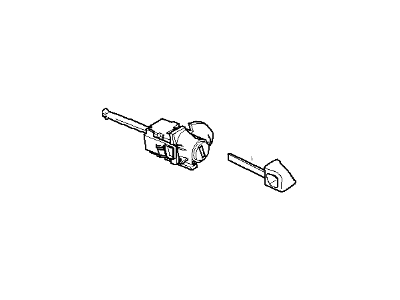 2010 BMW X6 Door Lock Cylinder - 51217212875