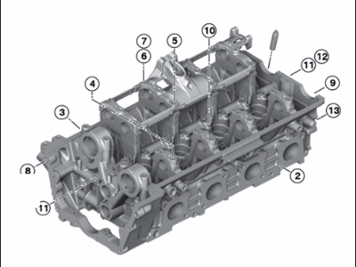 2007 BMW Alpina B7 Cylinder Head - 11121556667