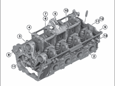 2004 BMW 745Li Cylinder Head - 11121556511