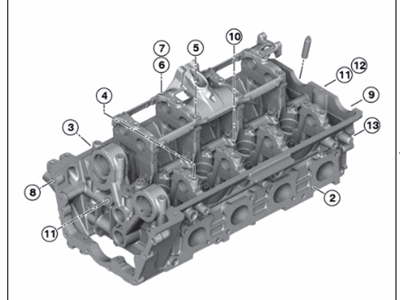 2009 BMW X5 Cylinder Head - 11121557133