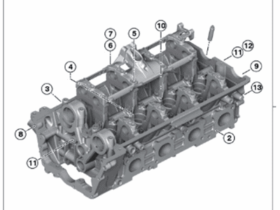 2008 BMW Alpina B7 Cylinder Head - 11121556668