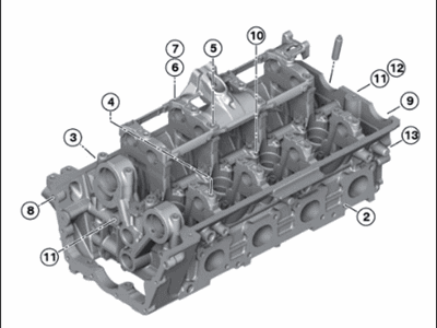 2005 BMW X5 Cylinder Head - 11121556513