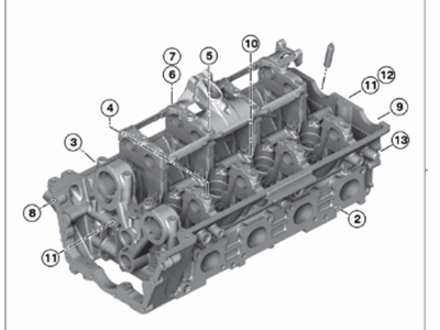 BMW 11121557132 Valve Gear Cylinder Head