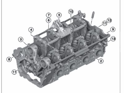 2002 BMW 745Li Cylinder Head - 11121556510